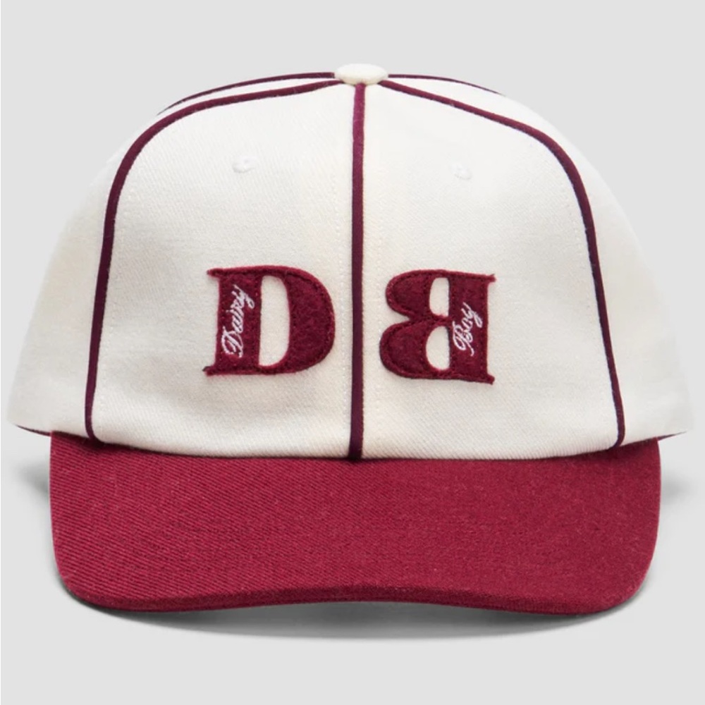 NEW Dairy Boy White and Red Baseball Hat
